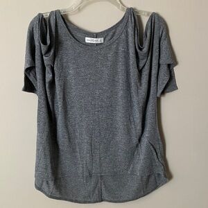 A&F Charcoal Short Sleeve Top